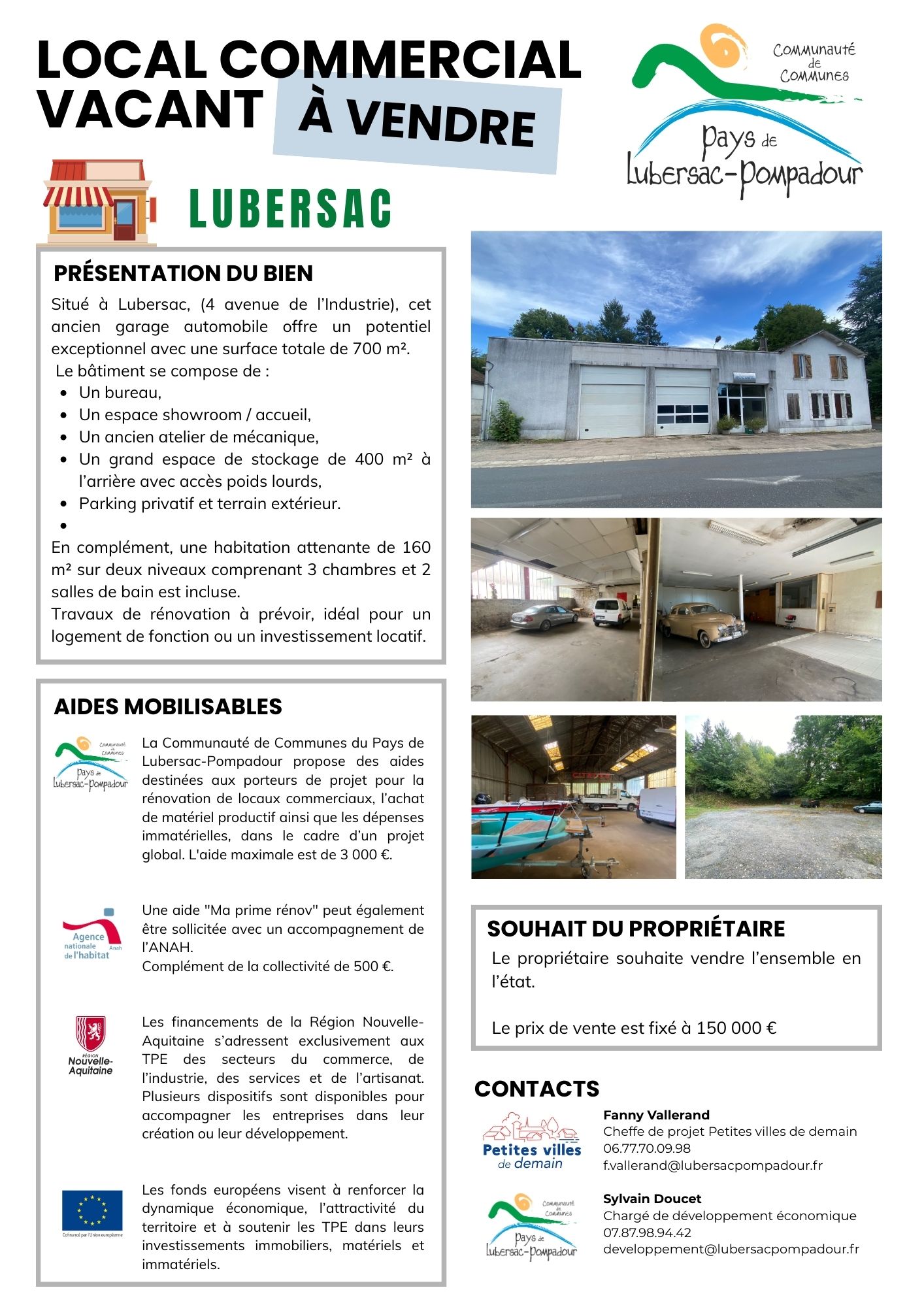 Ancien garage Lubersac