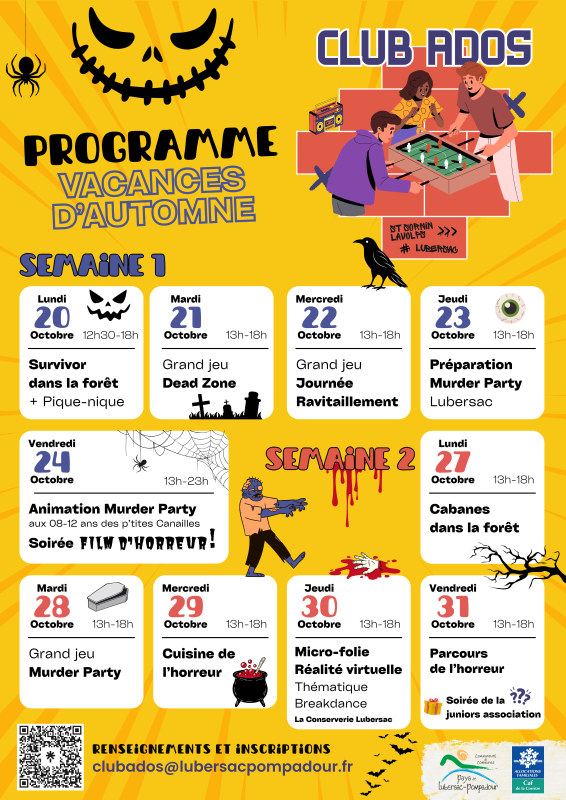automne 24 club ados